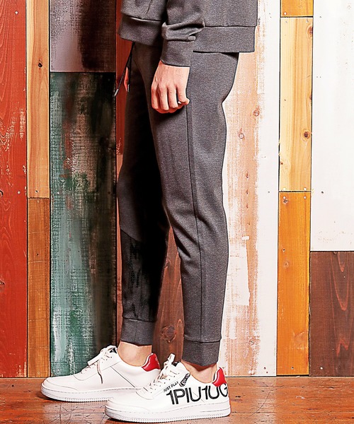 RATTLE TRAP（ラトルトラップ）の「【JUST PLAY】パイソン柄切替ジョガーパンツ（スウェットパンツ・メンズ・ブラック/グレー・S/M/L）」の9枚目の写真