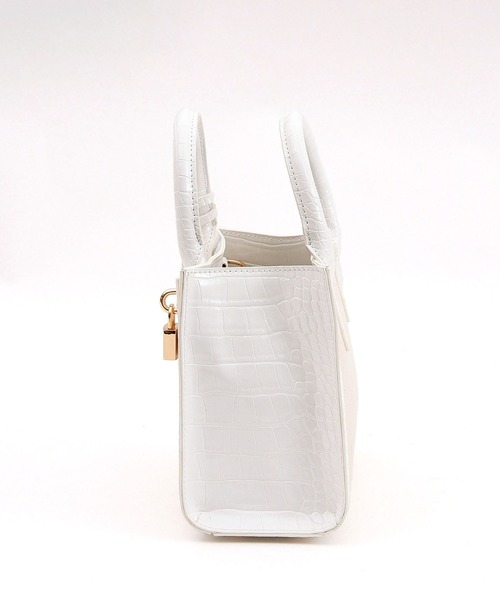 SMIR NASLI(サミールナスリ)の「フレームスクエア2WAY ミニトートバッグ(トートバッグ・レディース・ブラック/ブラウン/オフホワイト・9)」の5枚目の写真