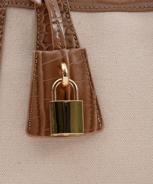 SMIR NASLI(サミールナスリ)の「フレームスクエア2WAY ミニトートバッグ(トートバッグ・レディース・ブラック/ブラウン/オフホワイト・9)」の20枚目の写真