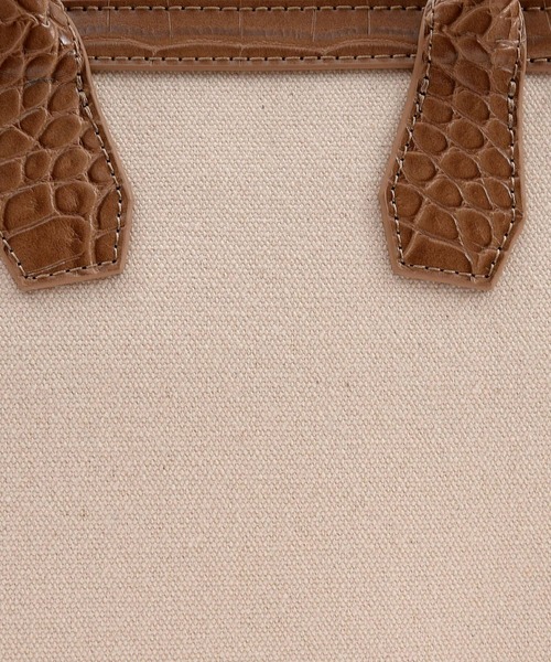 SMIR NASLI(サミールナスリ)の「フレームスクエア2WAY ミニトートバッグ(トートバッグ・レディース・ブラック/ブラウン/オフホワイト・9)」の21枚目の写真