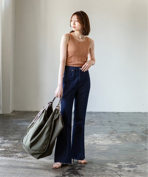 ADAWAS(アダワズ)の「【ADAWAS】PLEATED STITCHタンクトップ◆(タンクトップ・レディース・ブラック/ブラウン/ピンク/ナチュラル・FREE)」の11枚目の写真