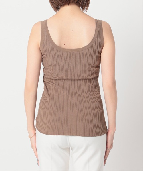 ADAWAS(アダワズ)の「【ADAWAS】PLEATED STITCHタンクトップ◆(タンクトップ・レディース・ブラック/ブラウン/ピンク/ナチュラル・FREE)」の15枚目の写真