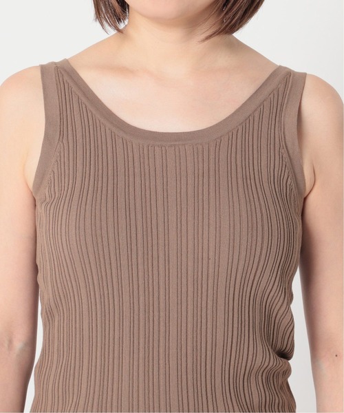 ADAWAS(アダワズ)の「【ADAWAS】PLEATED STITCHタンクトップ◆(タンクトップ・レディース・ブラック/ブラウン/ピンク/ナチュラル・FREE)」の16枚目の写真