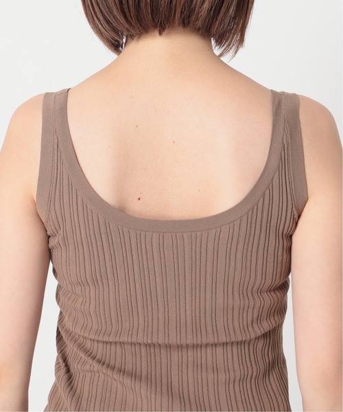 ADAWAS(アダワズ)の「【ADAWAS】PLEATED STITCHタンクトップ◆(タンクトップ・レディース・ブラック/ブラウン/ピンク/ナチュラル・FREE)」の17枚目の写真