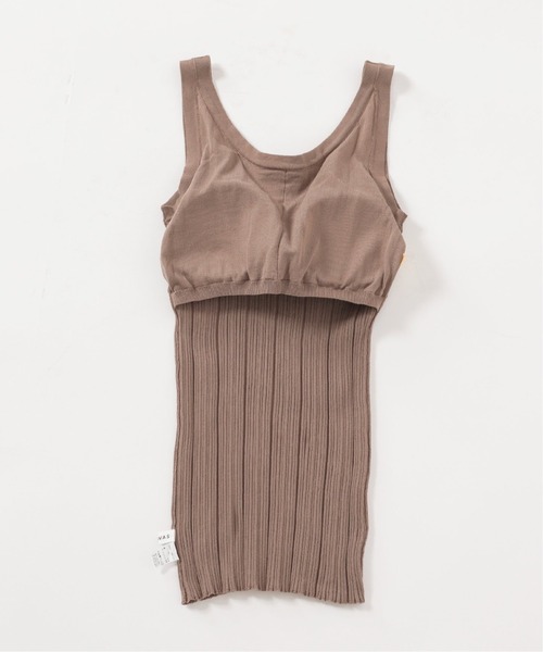 ADAWAS(アダワズ)の「【ADAWAS】PLEATED STITCHタンクトップ◆(タンクトップ・レディース・ブラック/ブラウン/ピンク/ナチュラル・FREE)」の20枚目の写真