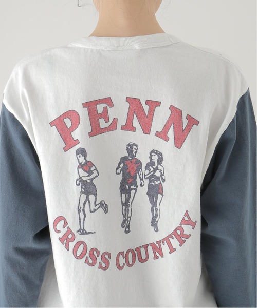 Bonum（ボナム）の「【GOOD ROCK SPEED/グッドロックスピード】PENNSYLVANIA Univ. Baseball T：ロンT（Tシャツ/カットソー・レディース・ネイビー・FREE）」の10枚目の写真