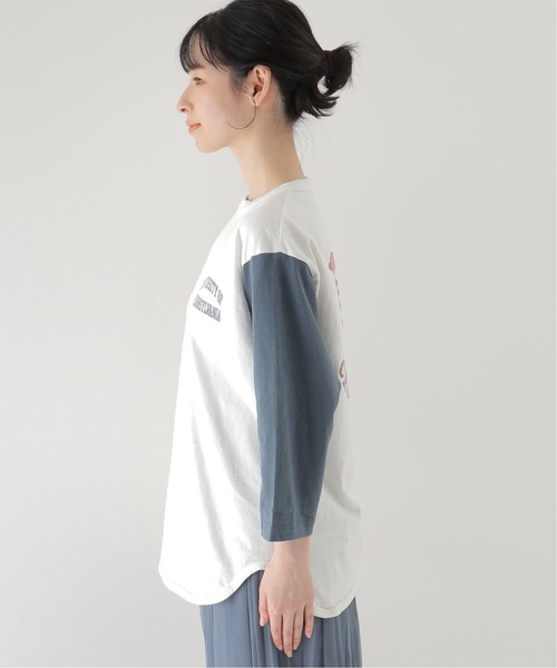 Bonum（ボナム）の「【GOOD ROCK SPEED/グッドロックスピード】PENNSYLVANIA Univ. Baseball T：ロンT（Tシャツ/カットソー・レディース・ネイビー・FREE）」の7枚目の写真