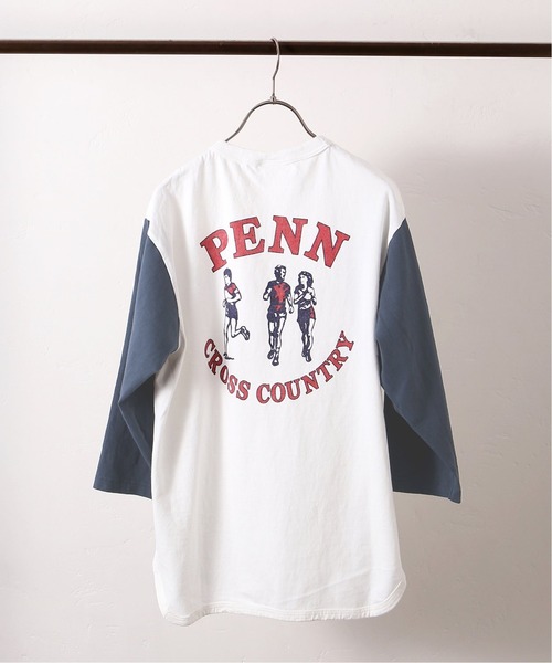 Bonum（ボナム）の「【GOOD ROCK SPEED/グッドロックスピード】PENNSYLVANIA Univ. Baseball T：ロンT（Tシャツ/カットソー・レディース・ネイビー・FREE）」の22枚目の写真