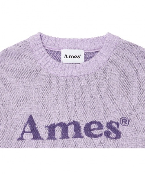 AMESWORLDWIDE（アメスワールドワイド）の「【AMESWORLDWIDE 】カラードロゴニット / COLORED LOGO KNIT（ニット/セーター・レディース・スカイブルー/ブラック/アイボリー・FREE）」の9枚目の写真