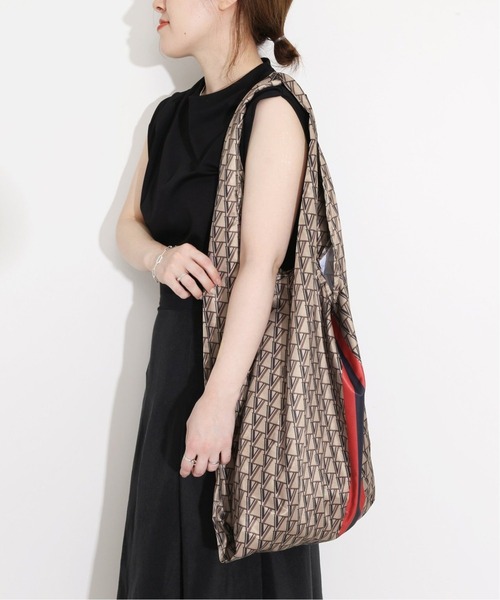 VERMEIL par iena(ヴェルメイユパーイエナ)の「《WEB限定》VERMEIL モノグラムエコバッグ◆(エコバッグ/サブバッグ・レディース・ブラウン/グレー・FREE)」の9枚目の写真
