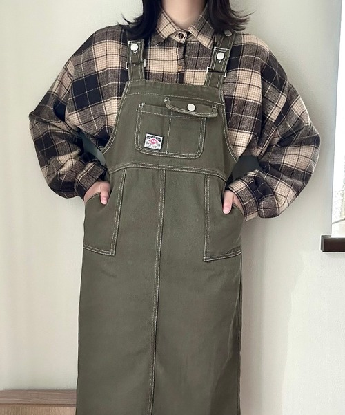 Cham.(チャム)の「色味がかわいいチェックシャツ(シャツ/ブラウス・レディース・ブラウン/ブラック/ネイビー/グレー・F)」の15枚目の写真