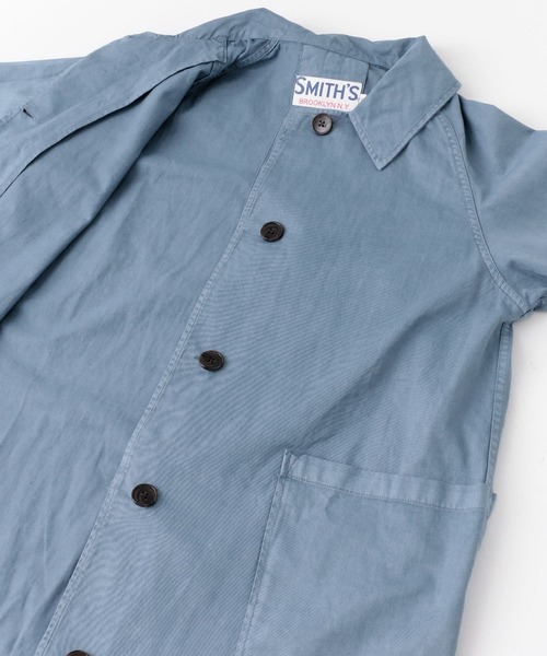 URBAN RESEARCH DOORS(アーバンリサーチドアーズ)の「『別注』SMITH’S×DOORS ワイドフレアコート(ステンカラーコート・レディース・ベージュ/ネイビー・FREE)」の13枚目の写真