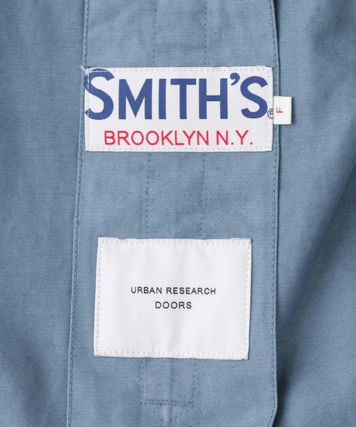 URBAN RESEARCH DOORS(アーバンリサーチドアーズ)の「『別注』SMITH’S×DOORS ワイドフレアコート(ステンカラーコート・レディース・ベージュ/ネイビー・FREE)」の14枚目の写真