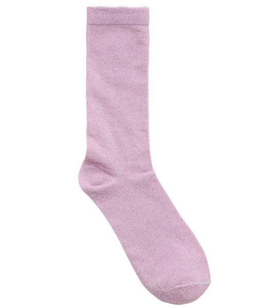 X-girl(エックスガール)の「X-girl HEART GLITTER SOCKS(ソックス/靴下・レディース・ホワイト/ブラック/パープル・ONE SIZE)」の9枚目の写真