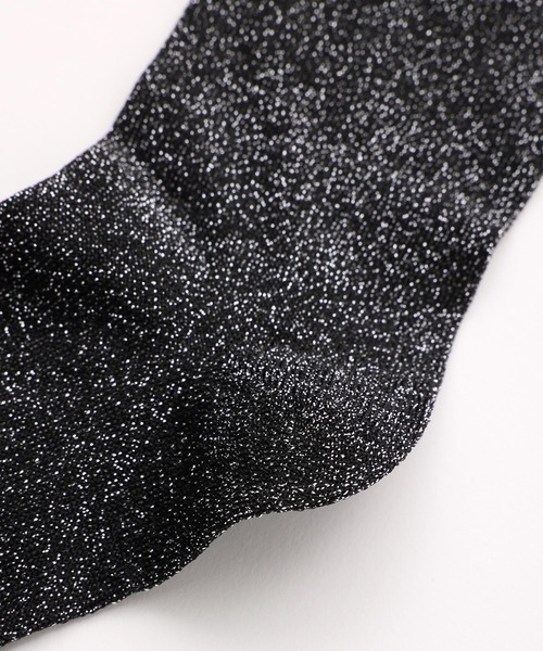 X-girl(エックスガール)の「X-girl HEART GLITTER SOCKS(ソックス/靴下・レディース・ホワイト/ブラック/パープル・ONE SIZE)」の17枚目の写真