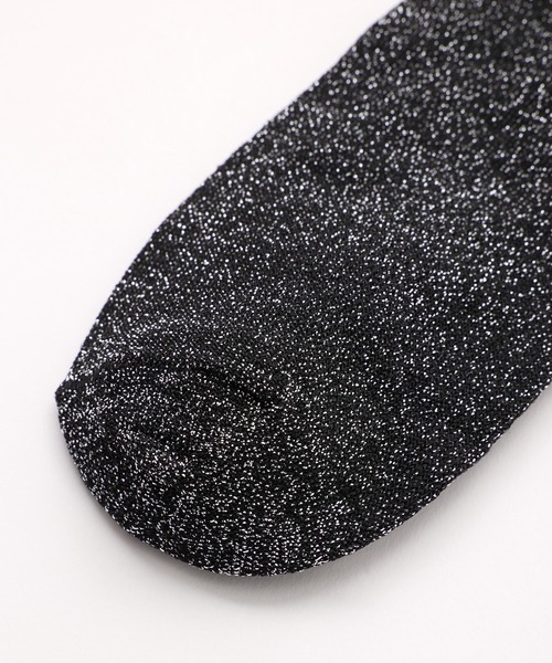 X-girl(エックスガール)の「X-girl HEART GLITTER SOCKS(ソックス/靴下・レディース・ホワイト/ブラック/パープル・ONE SIZE)」の18枚目の写真