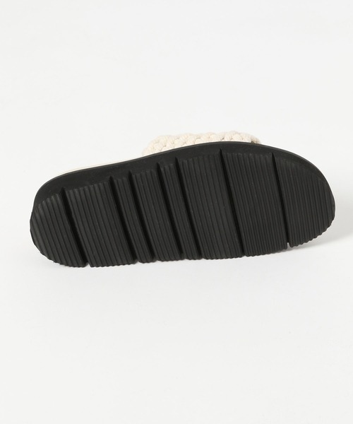 eL（エル）の「【eL】Volume Rope Sandal/269801（サンダル・レディース・オフホワイト/ブラック・MEDIUM/LARGE）」の11枚目の写真
