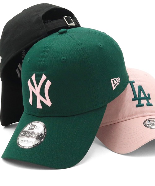 NEW ERA(ニューエラ)の「ニューエラ キャップ ロングバイザー MLB ONSPOTZ別注(キャップ・レディース・ブルー系その他/ブラック系その他/ベージュ系その他/ネイビー/ベージュ/ブラック/ベージュ系その他2/ブラック系その他2/アイボリー/グレー/ブルー系その他2/グレー系その他/ピンク/ベージュ系その他3/ブルー系その他3/ピンク系その他/グレー系その他2/ホワイト/ブラウン/グリーン/ベージュ系その他4・FREE/L/XL/M/L/S/M)」の15枚目の写真