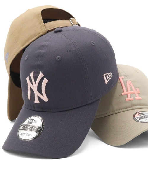 NEW ERA(ニューエラ)の「ニューエラ キャップ ロングバイザー MLB ONSPOTZ別注(キャップ・レディース・ブルー系その他/ブラック系その他/ベージュ系その他/ネイビー/ベージュ/ブラック/ベージュ系その他2/ブラック系その他2/アイボリー/グレー/ブルー系その他2/グレー系その他/ピンク/ベージュ系その他3/ブルー系その他3/ピンク系その他/グレー系その他2/ホワイト/ブラウン/グリーン/ベージュ系その他4・FREE/L/XL/M/L/S/M)」の7枚目の写真