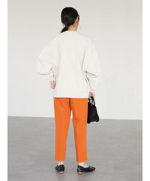 Green　Parks（グリーンパークス）の「カレッジロゴトレーナーTEE（Tシャツ/カットソー・レディース・ベージュ/ブルー/ミント・FREE）」の5枚目の写真