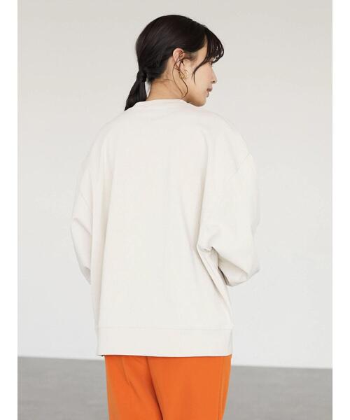 Green　Parks（グリーンパークス）の「カレッジロゴトレーナーTEE（Tシャツ/カットソー・レディース・ベージュ/ブルー/ミント・FREE）」の7枚目の写真