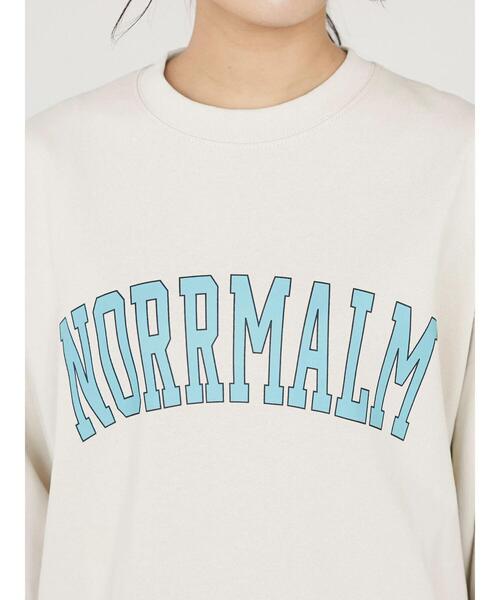 Green　Parks（グリーンパークス）の「カレッジロゴトレーナーTEE（Tシャツ/カットソー・レディース・ベージュ/ブルー/ミント・FREE）」の9枚目の写真