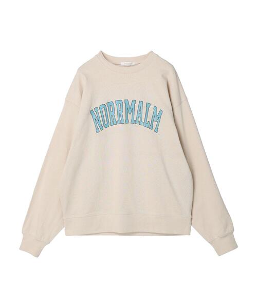 Green　Parks（グリーンパークス）の「カレッジロゴトレーナーTEE（Tシャツ/カットソー・レディース・ベージュ/ブルー/ミント・FREE）」の14枚目の写真