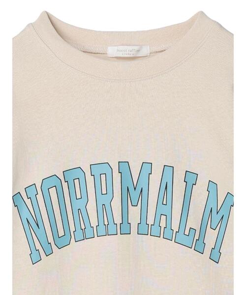 Green　Parks（グリーンパークス）の「カレッジロゴトレーナーTEE（Tシャツ/カットソー・レディース・ベージュ/ブルー/ミント・FREE）」の16枚目の写真