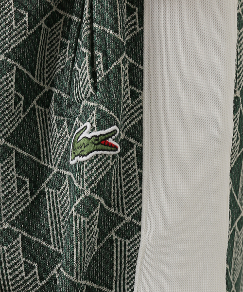 LACOSTE L!VE（ラコステライブ）の「【LACOSTE L!VE / ラコステ ライブ】モノグラムジャカードトラックパンツ（その他パンツ・メンズ・ベージュ/グリーン・SMALL/MEDIUM）」の19枚目の写真