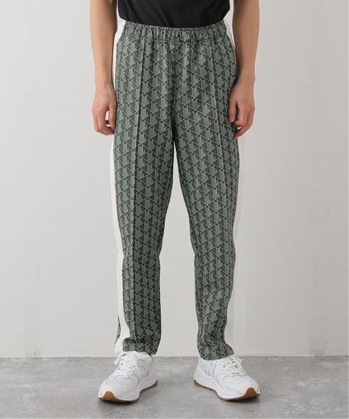 LACOSTE L!VE（ラコステライブ）の「【LACOSTE L!VE / ラコステ ライブ】モノグラムジャカードトラックパンツ（その他パンツ・メンズ・ベージュ/グリーン・SMALL/MEDIUM）」の4枚目の写真