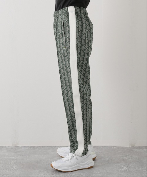 LACOSTE L!VE（ラコステライブ）の「【LACOSTE L!VE / ラコステ ライブ】モノグラムジャカードトラックパンツ（その他パンツ・メンズ・ベージュ/グリーン・SMALL/MEDIUM）」の5枚目の写真