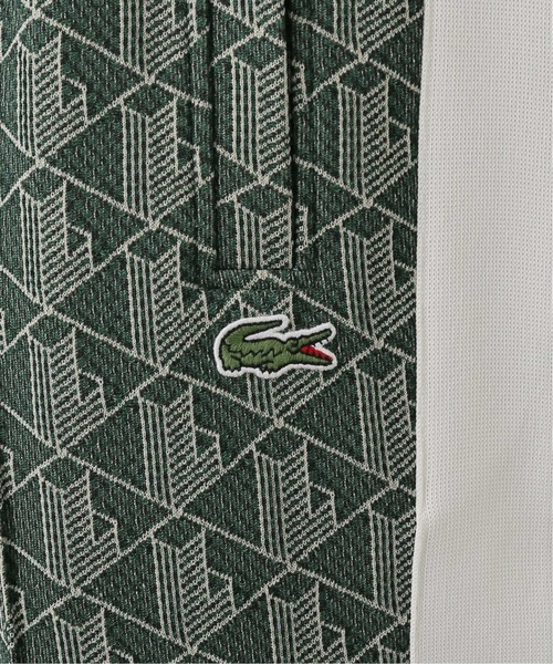 LACOSTE L!VE（ラコステライブ）の「【LACOSTE L!VE / ラコステ ライブ】モノグラムジャカードトラックパンツ（その他パンツ・メンズ・ベージュ/グリーン・SMALL/MEDIUM）」の11枚目の写真