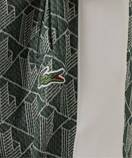 LACOSTE L!VE（ラコステライブ）の「【LACOSTE L!VE / ラコステ ライブ】モノグラムジャカードトラックパンツ（その他パンツ・メンズ・ベージュ/グリーン・SMALL/MEDIUM）」の18枚目の写真