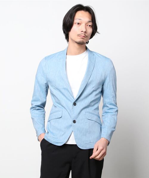 TORNADO MART(トルネードマート)の「ZERO by TORNADO MART∴リネデランアンコンジャケット(テーラードジャケット・メンズ・ベージュ/ピンク/ブルー・LL/M/L/XL)」の8枚目の写真