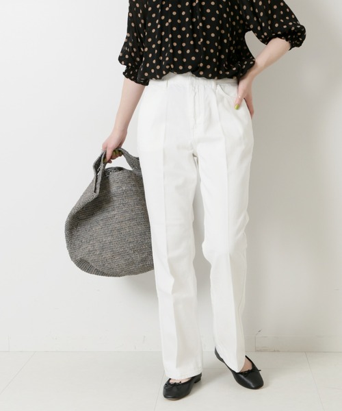 Spick & Span(スピックアンドスパン)の「リアクティブデニムパンツ(デニムパンツ・レディース・ホワイト/ネイビー・38/36/34)」の22枚目の写真