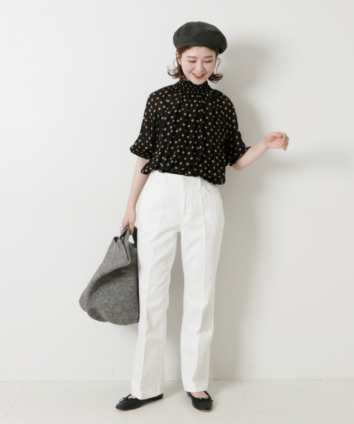 Spick & Span(スピックアンドスパン)の「リアクティブデニムパンツ(デニムパンツ・レディース・ホワイト/ネイビー・38/36/34)」の3枚目の写真