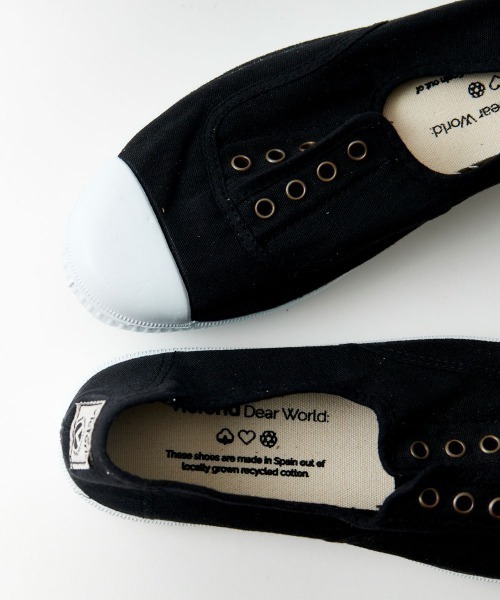 VICTORIA（ヴィクトリア）の「【WEB限定】[VICTORIA/ヴィクトリア] スリッポン キャンバススニーカー（スニーカー・レディース・ホワイト/ブラック/ベージュ/グレー・38/39/37）」の9枚目の写真