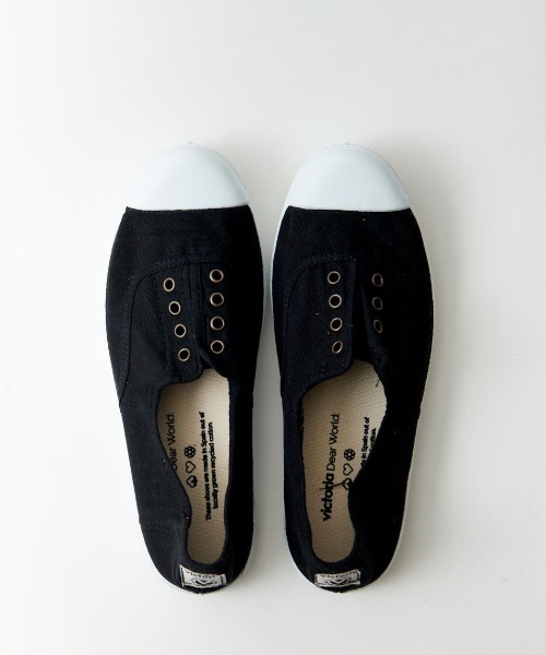 VICTORIA（ヴィクトリア）の「【WEB限定】[VICTORIA/ヴィクトリア] スリッポン キャンバススニーカー（スニーカー・レディース・ホワイト/ブラック/ベージュ/グレー・38/39/37）」の17枚目の写真