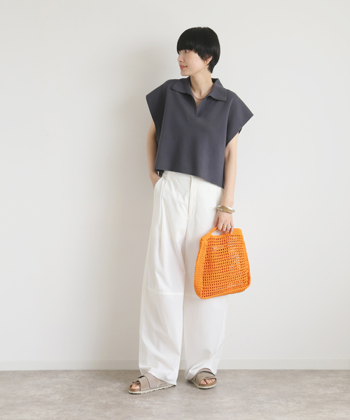 IENA（イエナ）の「【karakoram/カラコルム】メッシュバッグ（ハンドバッグ・レディース・イエロー/オレンジ/ラベンダー・FREE）」の6枚目の写真