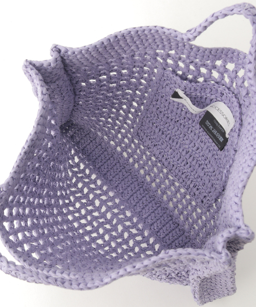 IENA（イエナ）の「【karakoram/カラコルム】メッシュバッグ（ハンドバッグ・レディース・イエロー/オレンジ/ラベンダー・FREE）」の9枚目の写真