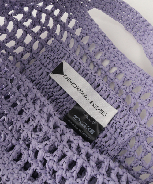 IENA（イエナ）の「【karakoram/カラコルム】メッシュバッグ（ハンドバッグ・レディース・イエロー/オレンジ/ラベンダー・FREE）」の21枚目の写真