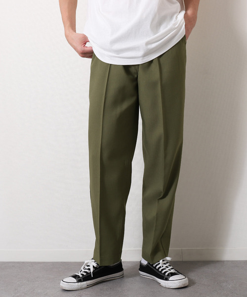 ZIP FIVE（ジップファイブ）の「【ZIP FIVE】TRストレッチルーズテーパードパンツ/テーパードスラックス（スラックス・メンズ・ベージュ/ブラック/チャコール/カーキ・LARGE/SMALL/MEDIUM）」の19枚目の写真