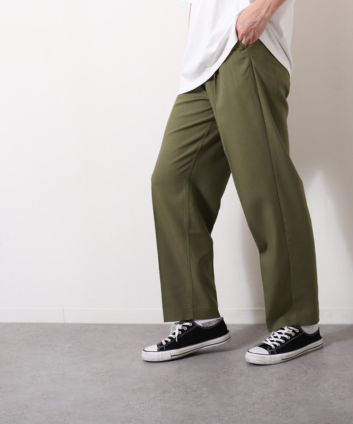 ZIP FIVE（ジップファイブ）の「【ZIP FIVE】TRストレッチルーズテーパードパンツ/テーパードスラックス（スラックス・メンズ・ベージュ/ブラック/チャコール/カーキ・LARGE/SMALL/MEDIUM）」の20枚目の写真