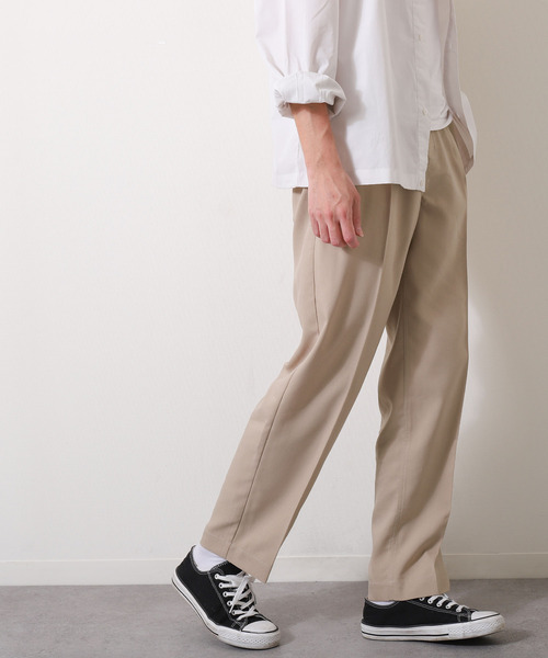 ZIP FIVE（ジップファイブ）の「【ZIP FIVE】TRストレッチルーズテーパードパンツ/テーパードスラックス（スラックス・メンズ・ベージュ/ブラック/チャコール/カーキ・LARGE/SMALL/MEDIUM）」の17枚目の写真