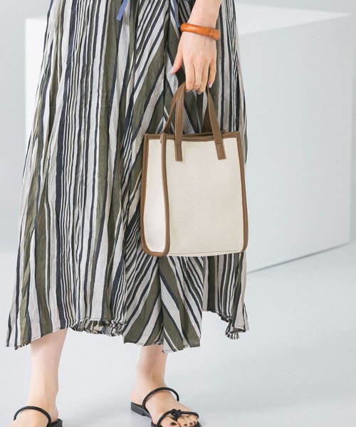 URBAN RESEARCH ROSSO WOMEN（アーバンリサーチ　ロッソ）の「パイピングMINIトート（トートバッグ・レディース・ナチュラル/ベージュ系その他・-）」の3枚目の写真