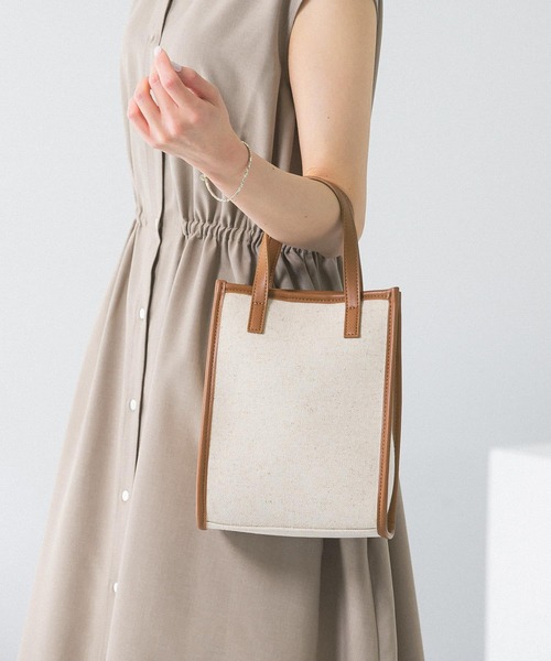 URBAN RESEARCH ROSSO WOMEN（アーバンリサーチ　ロッソ）の「パイピングMINIトート（トートバッグ・レディース・ナチュラル/ベージュ系その他・-）」の4枚目の写真