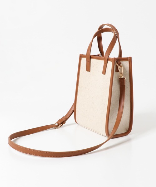 URBAN RESEARCH ROSSO WOMEN（アーバンリサーチ　ロッソ）の「パイピングMINIトート（トートバッグ・レディース・ナチュラル/ベージュ系その他・-）」の8枚目の写真