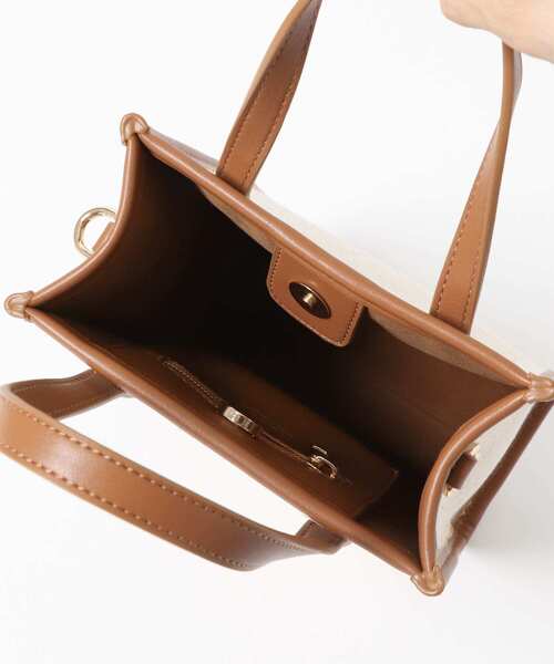 URBAN RESEARCH ROSSO WOMEN（アーバンリサーチ　ロッソ）の「パイピングMINIトート（トートバッグ・レディース・ナチュラル/ベージュ系その他・-）」の10枚目の写真