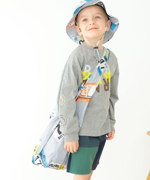 こども ビームス（コドモビームス）の「THE PARK SHOP / NUNBER バッグ 22（トートバッグ・キッズ・シルバー・ONE SIZE）」の4枚目の写真