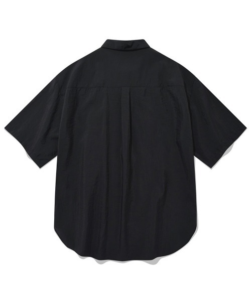 COVERNAT（カバーナット）の「【COVERNAT】UTILITY HALFSHIRTS / カバーナット ユーティリティ ハーフシャツ（シャツ/ブラウス・メンズ・ブラック・LARGE/MEDIUM）」の2枚目の写真